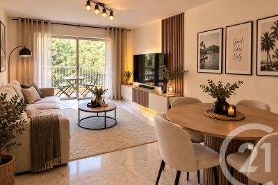 Appartement &agrave; vendre &agrave; MANDELIEU-LA-NAPOULE  - 2 pi&egrave;ces - 49 m&sup2; 