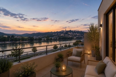 Appartement &agrave; vendre &agrave; immobilier NEUVILLE-SUR-SAÔNE  - 4 pi&egrave;ces - 77 m&sup2; 