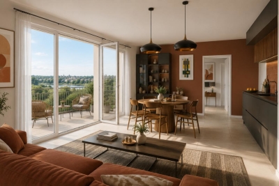 Appartement &agrave; vendre &agrave; NEUVILLE-SUR-SAÔNE  - 2 pi&egrave;ces - 44 m&sup2; 
