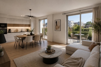 Appartement &agrave; vendre &agrave; GENNEVILLIERS  - 4 pi&egrave;ces - 80 m&sup2; 