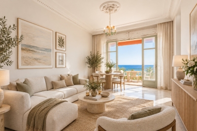 Apartment for sale in NICE Lanterne - 3 rooms - 92 m&sup2; 