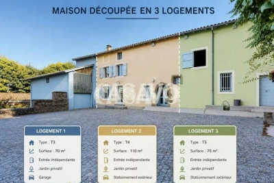 Maison à vendre maison jardin commes