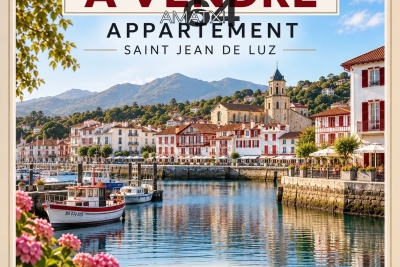 Appartement &agrave; vendre &agrave; ST-JEAN-DE-LUZ  - 5 pi&egrave;ces - 76 m&sup2; 