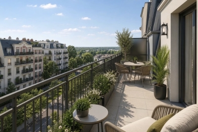 Appartement &agrave; vendre &agrave; Suresnes  - 4 pi&egrave;ces 90 m&sup2; 