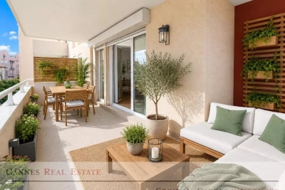 Appartement &agrave; vendre &agrave; ANTIBES Laghet-Peripherie - 3 pi&egrave;ces - 55 m&sup2; 