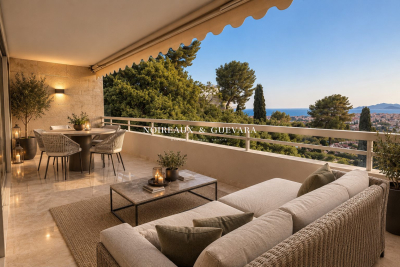 Apartment for sale in LE CANNET Saint-Francois - 3 rooms - 80 m&sup2; 