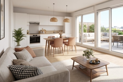 Appartement &agrave; vendre &agrave; BORDEAUX  - 2 pi&egrave;ces - 47 m&sup2; 