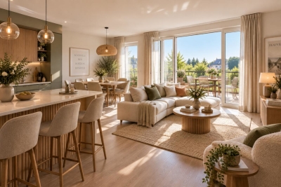 Appartement &agrave; vendre &agrave; Benerville sur Mer  - 2 pi&egrave;ces 48 m&sup2; 