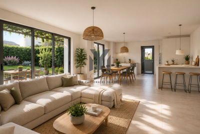 Maison &agrave; vendre &agrave; AIX-EN-PROVENCE Rognes - 4 pi&egrave;ces - 105 m&sup2; 
