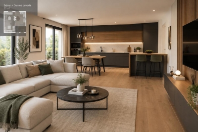 Appartement &agrave; vendre &agrave; ST MAUR DES FOSSES Planetes - 3 pi&egrave;ces - 62 m&sup2; 