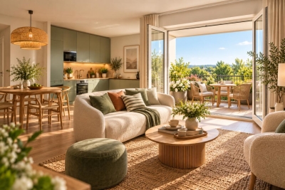 Appartement &agrave; vendre &agrave; Benerville sur Mer  - 2 pi&egrave;ces 48 m&sup2; 